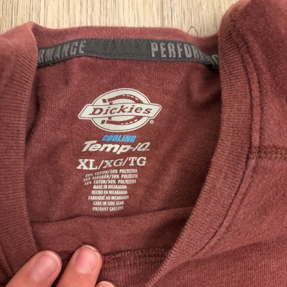 Dickies Short Sleeve Tees - Navy, Red, Light Blue, Olive - Picture 6 of 7